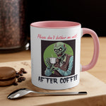 After Coffee Zombie Accent Coffee Mug, 11oz