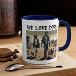 Zombie We Love Dogs Accent Coffee Mug, 11oz