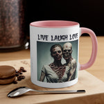 Zombie Live Laugh Love Accent Coffee Mug, 11oz