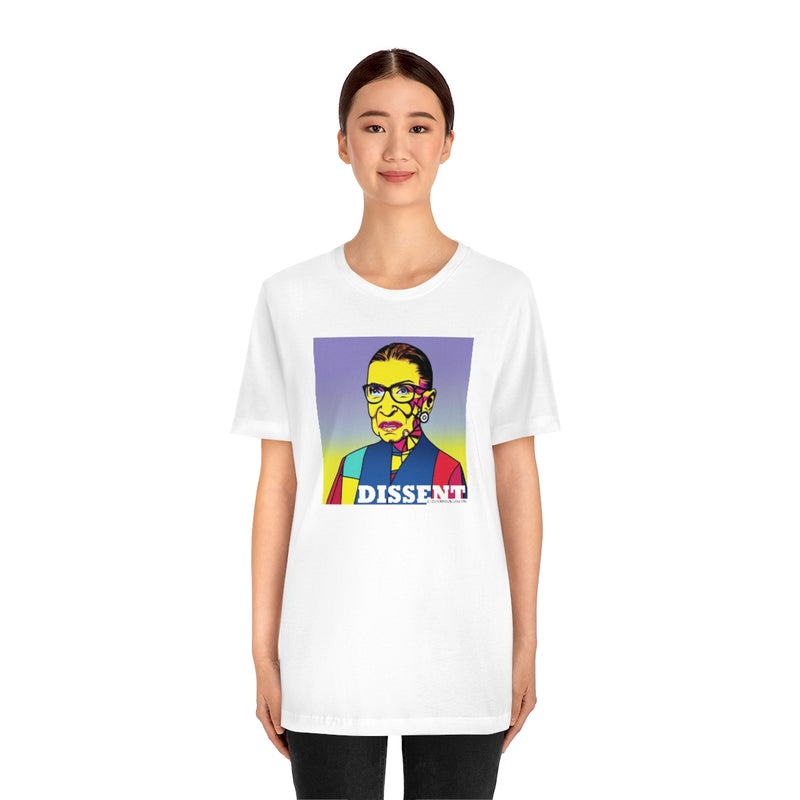 Ruth Bader Ginsburg Dissent Unisex Jersey Short Sleeve Tee