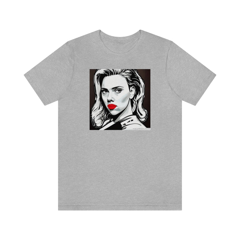 Scarlett Johansson Unisex Jersey Short Sleeve Tee